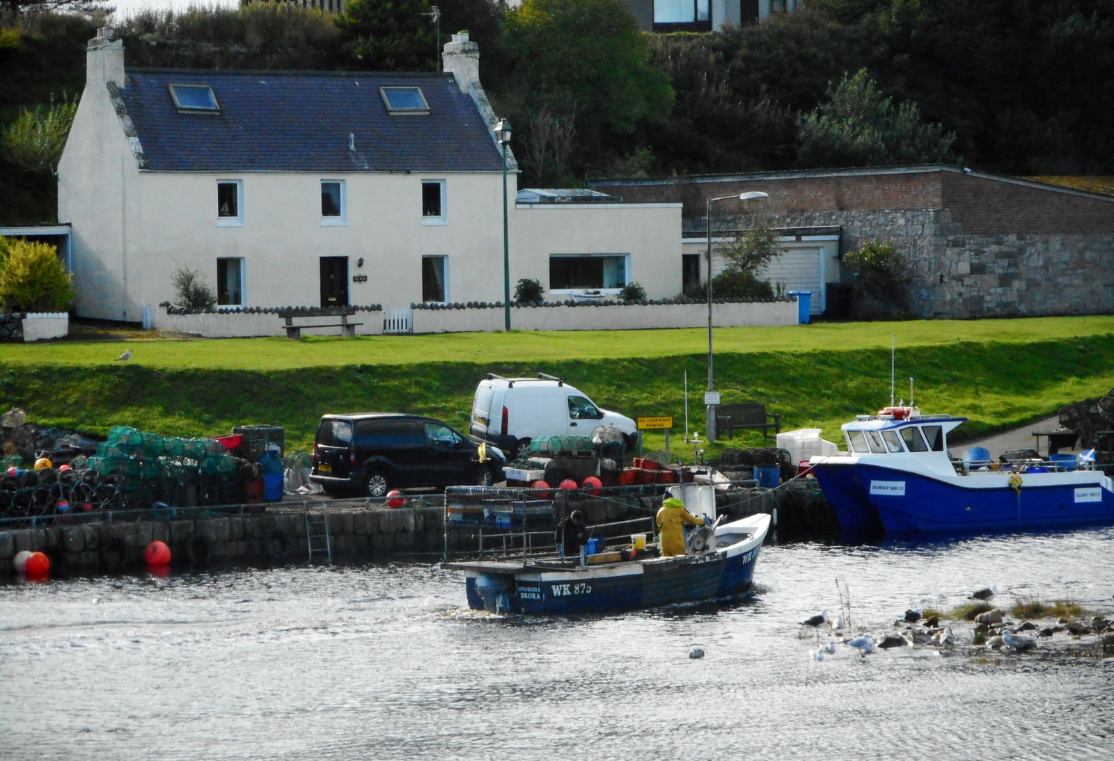 Brora harbour